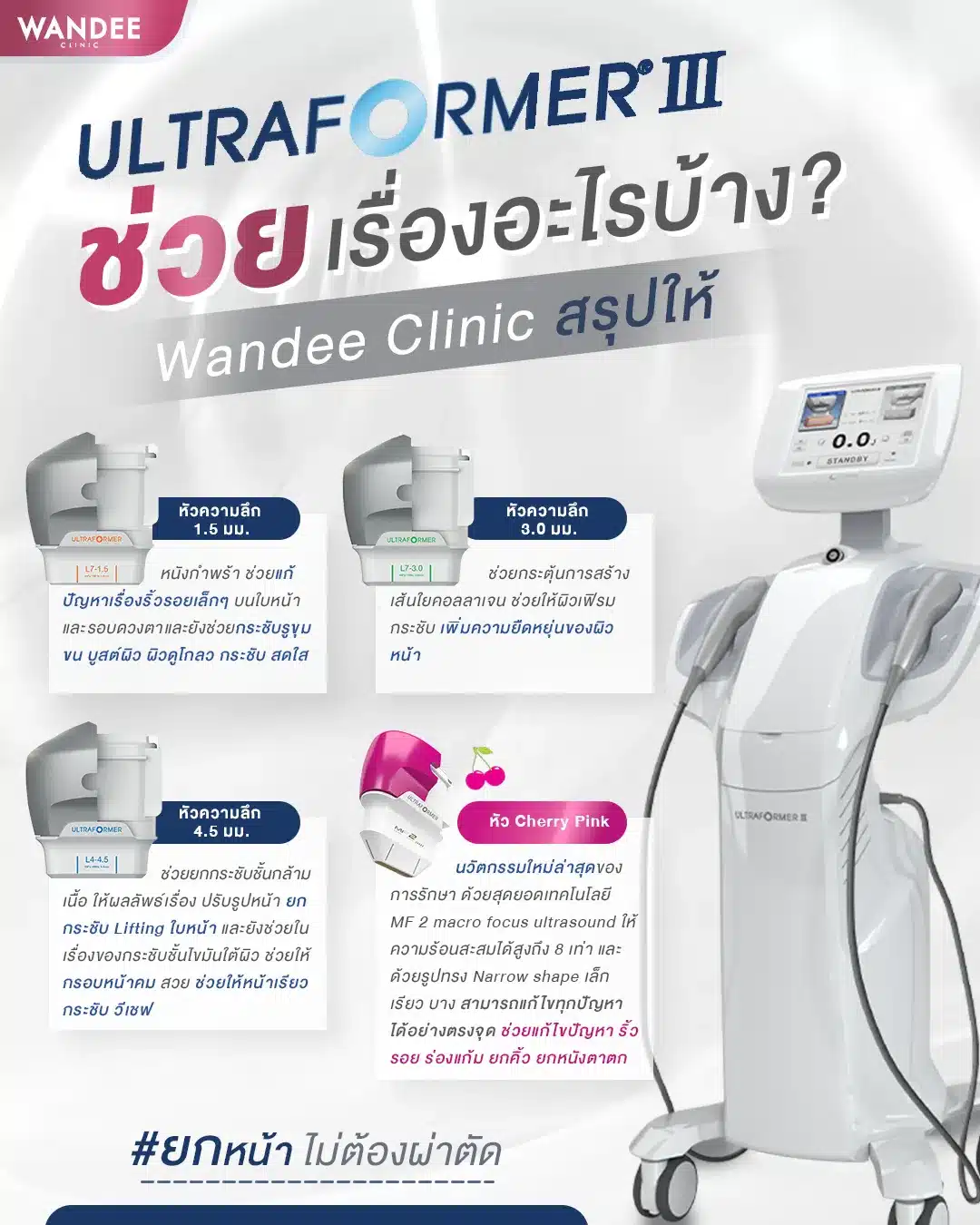 Ultraformer ที่ Wandee Clinic